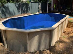 International Pool Bâche de protection pour piscines dété ovales de toutes tailles 3x3 metros bleu